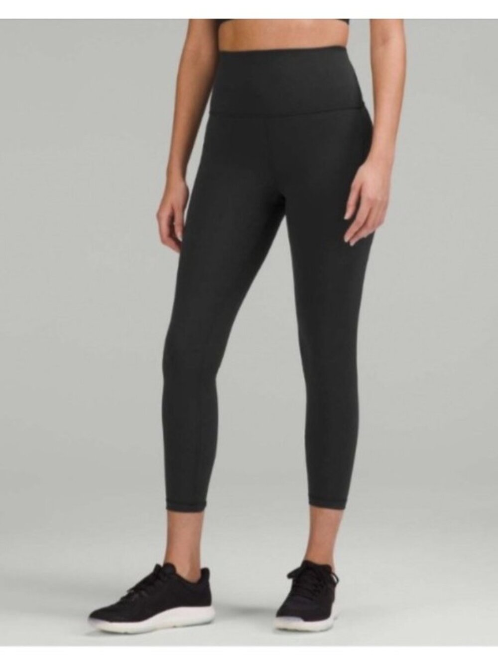 Lululemon Legging Size 2 Black Wunder Train Hi Rise 25" Tight w/ Pockets W5EPSS